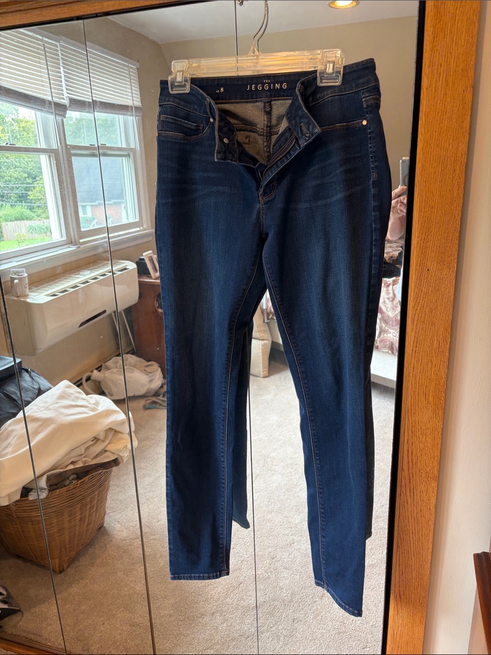 White House Black Market Dark Blue Stretch Jeggings